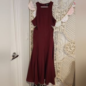 Lulu's Burgundy Boho Chic Dress